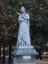 JARDINES -DET ESTATUA DE MARGUERITE D'ANGOULEME(1492/1549)REINA NAVARRA
PARIS, PALACIO DE