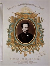 GALERIA REPRESENTANTES DE LA NACION 1869-D.MANUEL LLANO PERSI-DIPUTADO DE ALCALA(MADRID)
MADRID,