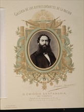 GALERIA REPRESENTANTES DE LA NACION 1869-D.EMIGDIO SANTAMARIA-DIPUTADO DE ALICANTE
MADRID,