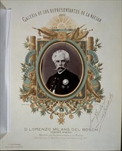 GALERIA REPRESENTANTES DE LA NACION 1869-D.LORENZO MILANS DEL BOSCH-DIPUTADO DE HUELVA
MADRID,