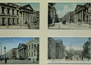 4 FOTOGRAFIAS COLOR DEL CONGRESO DIPUTADOS Y CARRERA DE S JERONIMO 1913
MADRID, CONGRESO DE LOS