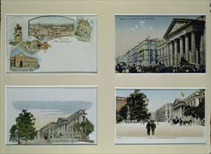 FOTOGRAFIAS COLOR DEL CONGRESO Y CARRERA S JERONIMO Y POSTAL ALEMANA DE MONUMENTOS TIPICOS DE