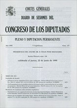 DIARIO DE SESIONES DEL PLENO-PUBLICIDAD DE TRAMITACION DEL PROYECTO DE LEY DEL CODIGO