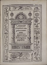 RESENDE ANDRE DE
PORTADA"DE VERBORUM CONIUGATIONE COMMENTARIUS" LISBOA 1540-IMPRIME LODOVICUS