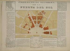 LITOGRAFIA-PROYECTO PARA LA REFORMA DE LA PUERTA DEL SOL-MADRID 1860
MADRID, CONGRESO DE LOS