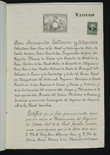 FDO CALDERON COLLANTES CERTIFICA SOBRE REGISTRO CIVIL DE LA FAMILIA REAL:ALFONSO XII Y