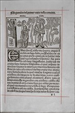 ROJAS FERNANDO DE 1470/1541
LA CELESTINA-PRINCIPIO DEL AUTO 1--EDICION DE BURGOS 1499 - SIG