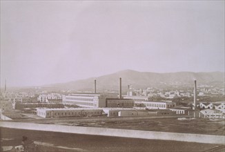 "LIBRO LA ESPAÑA INDUSTRIAL"FOTOGRAFIA BLANCO Y NEGRO-VISTA DE FABRICA-INV Nº 22401
MADRID, MUSEO