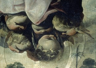 Zurbaran, The Immaculate (detail of the cherubs at the feet ot Madonna)