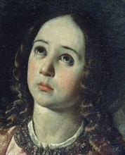 Zurbaran, The Immaculate (detail of her face)