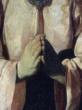 Zurbaran, The Immaculate (detail of her hands)