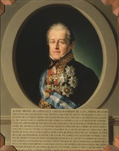 JOSE MIGUEL DE CARVAJAL Y VARGAS (1771-1828)- O/L- DUQUE DE SAN CARLOS -CONDE CASTILLEJOS- DECIMO