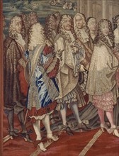 Meeting between Philip IV and Louis XIV in the Pheasants Island (detail)