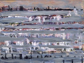 OLIVARES MARINA
PAISAJE URBANO - 1997 - 46  X 61 cm - A/L
MADRID, COLECCION