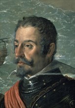 Zurbaran, Defence of Cadiz against the English - Don Lorenzo de Cabrera (detail)