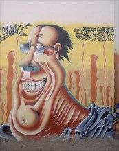 GRAFFITI CON DEDICATORIA (DET) - 1999
COLMENAR VIEJO, EXTERIOR
MADRID