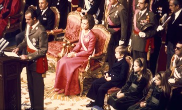 Oath of King Juan Carlos on November 22, 1975