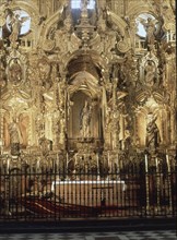 DUQUE CORNEJO PEDRO 1678/1757
RETABLO BARROCO DE LA CAPILLA DE LA ANTIGUA - 1718
GRANADA,