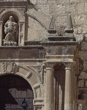 DETALLE DE LA PORTADA RENACENTISTA DE LA IGLESIA DEL SALVADOR S XVI
RODA LA,