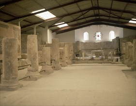 INTERIOR DE LA BASILICA DE NEBO - S IV-VII
NACION, MONTE NEBO
JORDANIA

This image is not