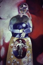 Chagall, The pregnant woman (detail)