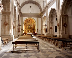 CHURRIGUERA ALBERTO 1676/1740
INTERIOR- VISTA DE LA NAVE- S XVIII
ORGAZ, IGLESIA