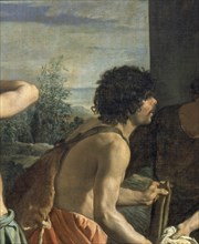 Velazquz, Joseph's tunic (detail Joseph's brothers)