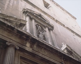 EXTERIOR - DETALLE DE LA HORNACINA DE LA PORTADA PRINCIPAL O DE SAN NICOLAS - S XVII
ALICANTE,