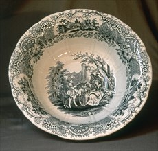 PLATO DE LOZA ESTAMPADA - PICKMAN Y CIA - 1845/60
VALENCIA, MUSEO CERAMICA GONZALEZ