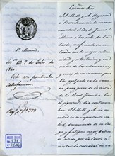 VIAJE DE ISABEL II A CALDAS(BARCELONA) EN JUNIO DE 1840 - LLEGADA DE LA FAMILIA REAL A