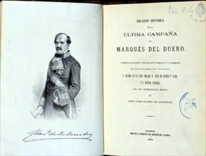 VEGA INCLAN MIGUEL DE LA
RELACION DE LA ULTIMA CAMPAÑA DEL MARQUES DEL DUERO - 1861
MADRID,
