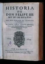 CESPEDES Y MENESES GONZALO DE
HISTORIA DE DON FELIPE IV - 1634
MADRID,