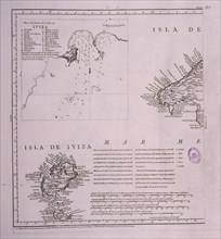 LOPEZ TOMAS 1730/1802
DET DE IBIZA EN EL MAPA GEOGRAFICO Y GENERAL DE LAS ISLAS BALEARES Y