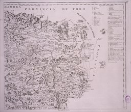 LOPEZ TOMAS 1730/1802
MAPA GEOGRAFICO DE LA PROVINCIA DE SALAMANCA - 1783 - (2ª PARTE)
MADRID,