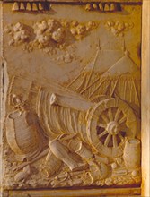 OREA JUAN DE
FACHADA OCCIDENTAL - PEDESTAL CON TROFEOS DE GUERRA - S XVI
GRANADA, PALACIO CARLOS