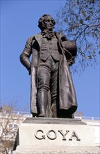 Benlliure, statue de Francisco de Goya