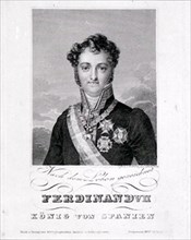 RETRATO DE FERNANDO VII - GRABADO S XIX
MADRID, MUSEO ROMANTICO
MADRID