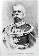 Portrait of Humbert I of Savoy