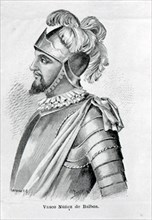 VASCO NUÑEZ DE BALBOA (1475/1519) - DESCUBRIDOR DEL OCEANO PACIFICO
MADRID, BIBLIOTECA NACIONAL