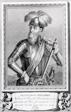 RETRATO DE FRANCISCO PIZARRO - (1476/1541) - CONUISTADOR ESPAÑOL DE PERU
MADRID, BIBLIOTECA