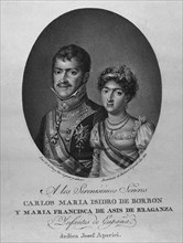 CRUZ Y RIOS LUIS DE 1776/1853
CARLOS MARIA ISIDRO DE BORBON Y MARIA FRANCISCA DE ASIS DE BRAGANZA