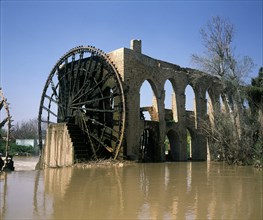 Photograph of a water-wheel