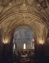 INTERIOR - ABSIDE ROMANICO S XII - BOVEDAS FABRICADAS POSTERIORMENTE A LA EDIFICACION
