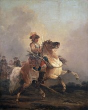 CASANOVA FRANCOIS
EL CORACERO - S XVIII
PARIS, MUSEO LOUVRE-INTERIOR
FRANCIA