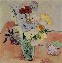 Van Gogh, Japanese Vase with Roses and Anemones
