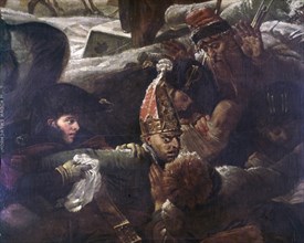 GROS ANTOINE JEAN 1771/1835
NAPOLEON EN EL CAMPO DE BATALLA DE EYLAU EL 9 DE FEBRERO DE 1802- DET-