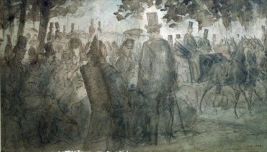 GUYS CONSTANTIN
EN LOS CAMPOS ELISEOS - S XIX - ACUARELA
PARIS, MUSEO PETIT PALAIS
FRANCIA