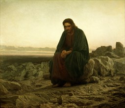 Kramskoy, Christ in the Wilderness