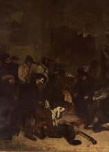Courbet, L'atelier du peintre (détail)