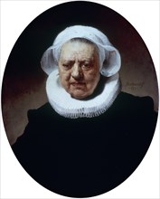 Harmenszoon Van Rijn Rembrandt, dit Rembrandt (1606-1669)
RETRATO DE UNA OCTOGENARIA - 1634 - O/L